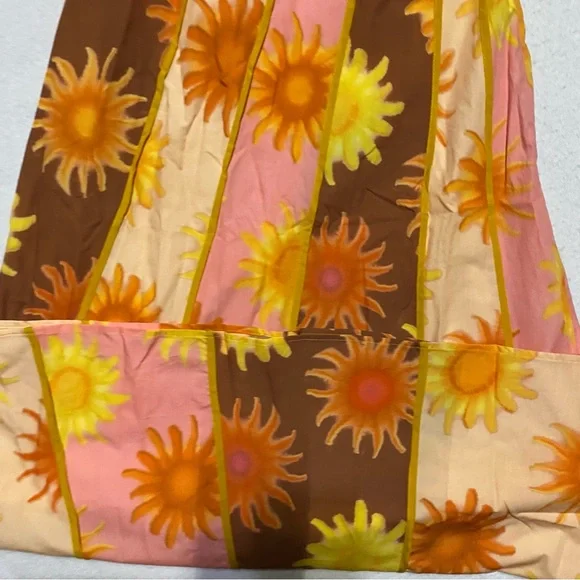 NEW Farm Rio X Anthropologie One-Shoulder Seamed A-Line Dress Medium - Picture 3 of 9